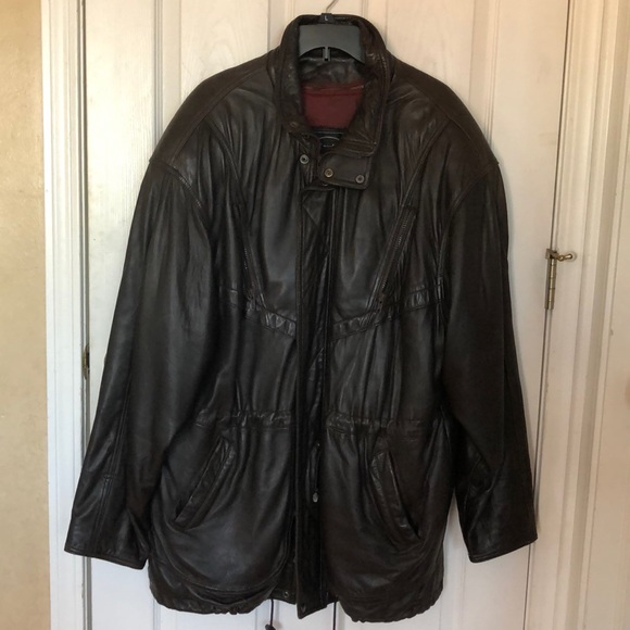 Tannery West Other - Men’s 3/4 Length Tannery West Brown Leather Jacket